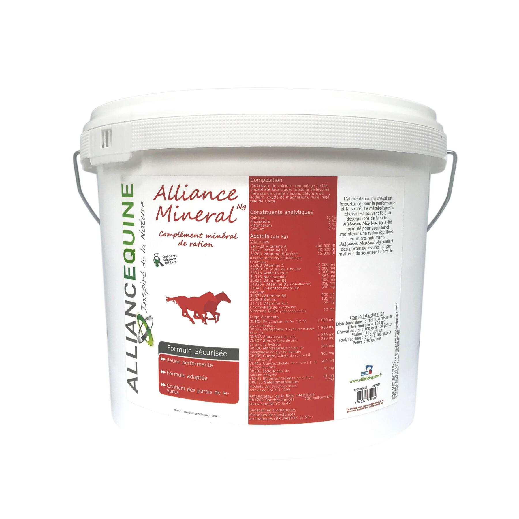 Complément alimentaire pour cheval Alliance Equine Alliance Mineral NG