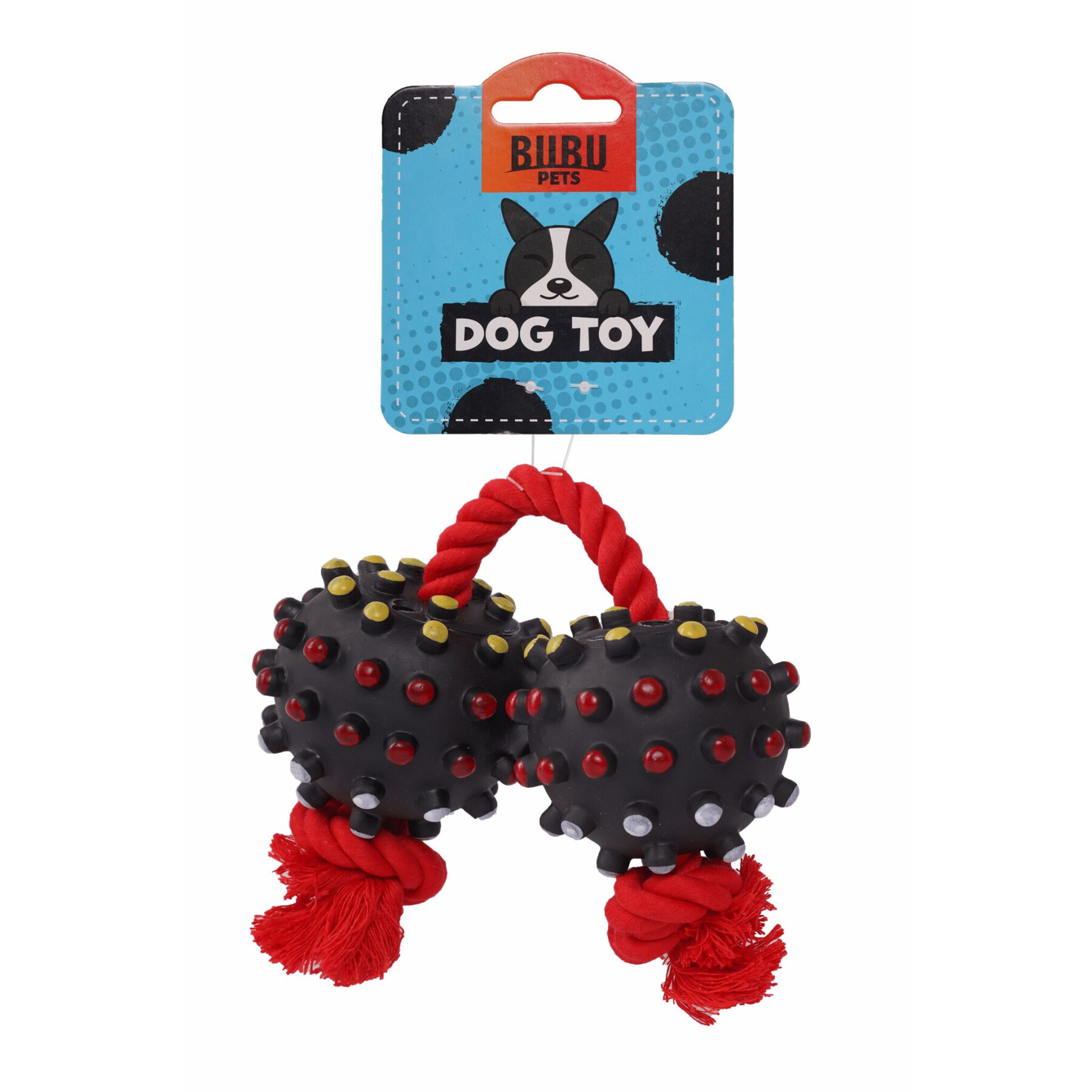 Jouet pour chien boules d'épices sur une corde BUBU Pets