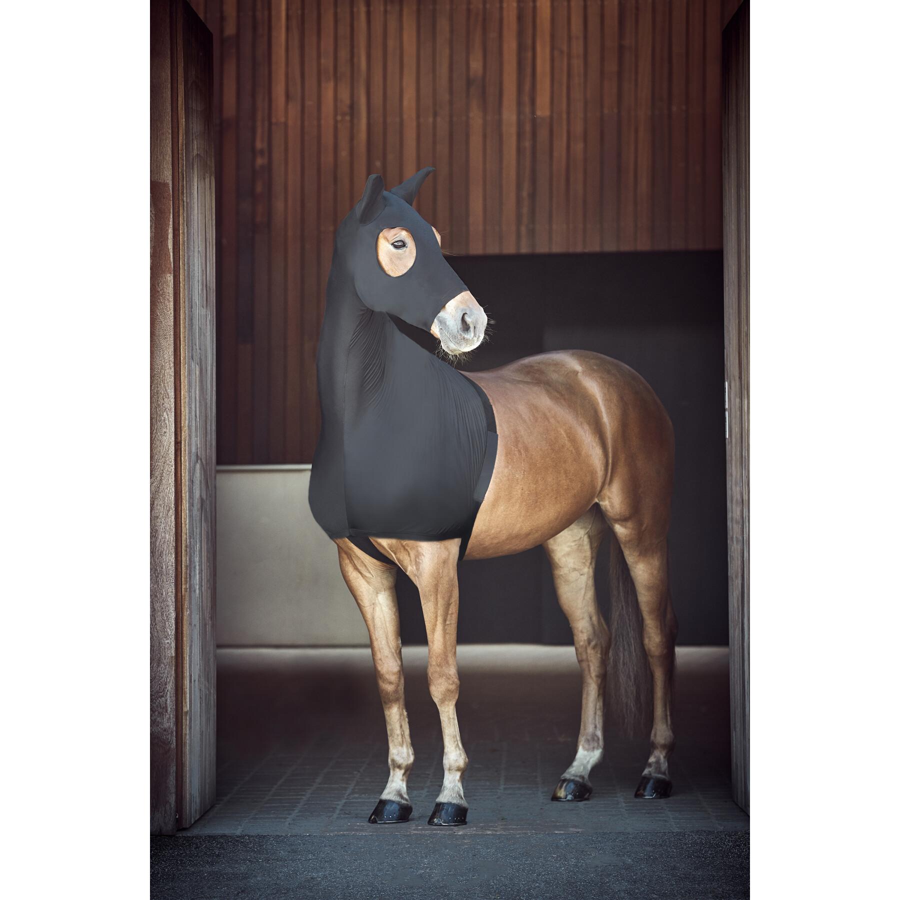 Masque anti-mouches pour cheval extensible Catago FIR-Tech
