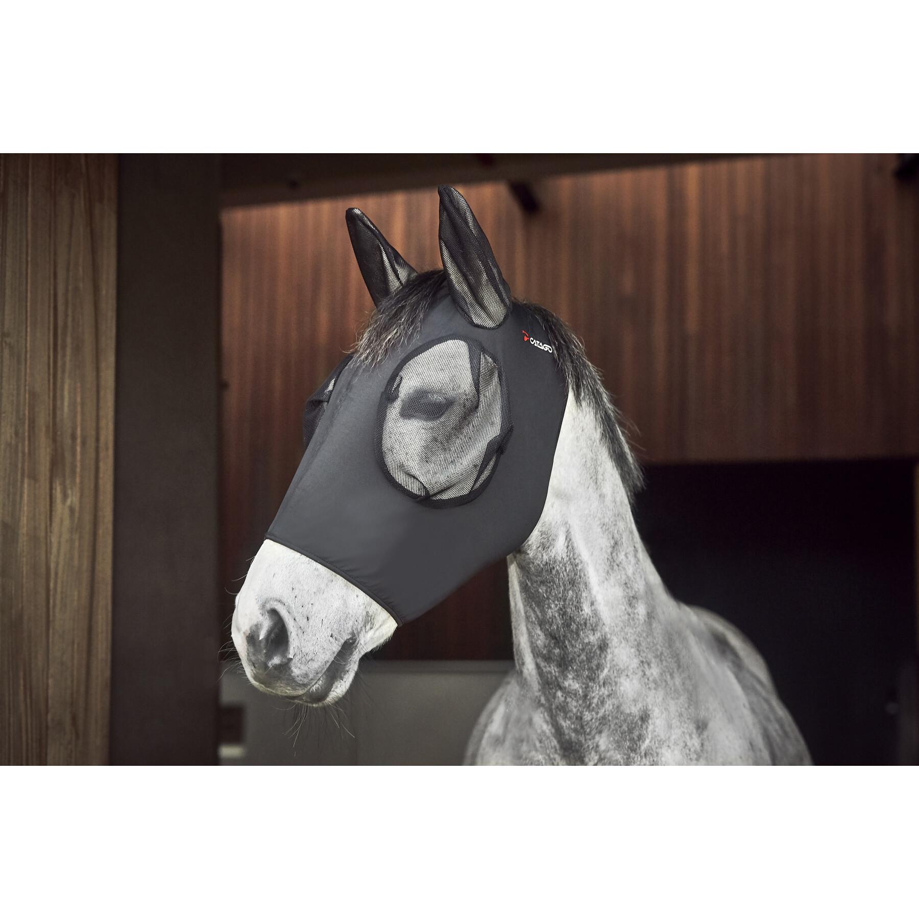 Masque anti-mouches pour cheval Catago FIR-Tech