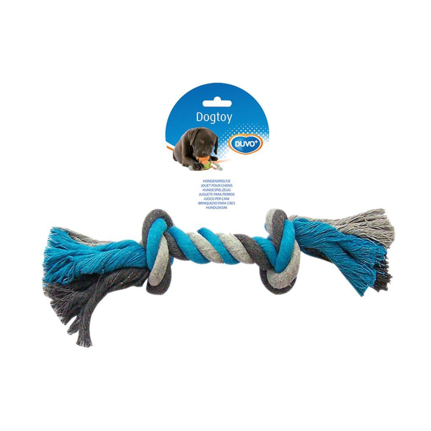 Corde pour chien en cotton avec noeud Duvoplus