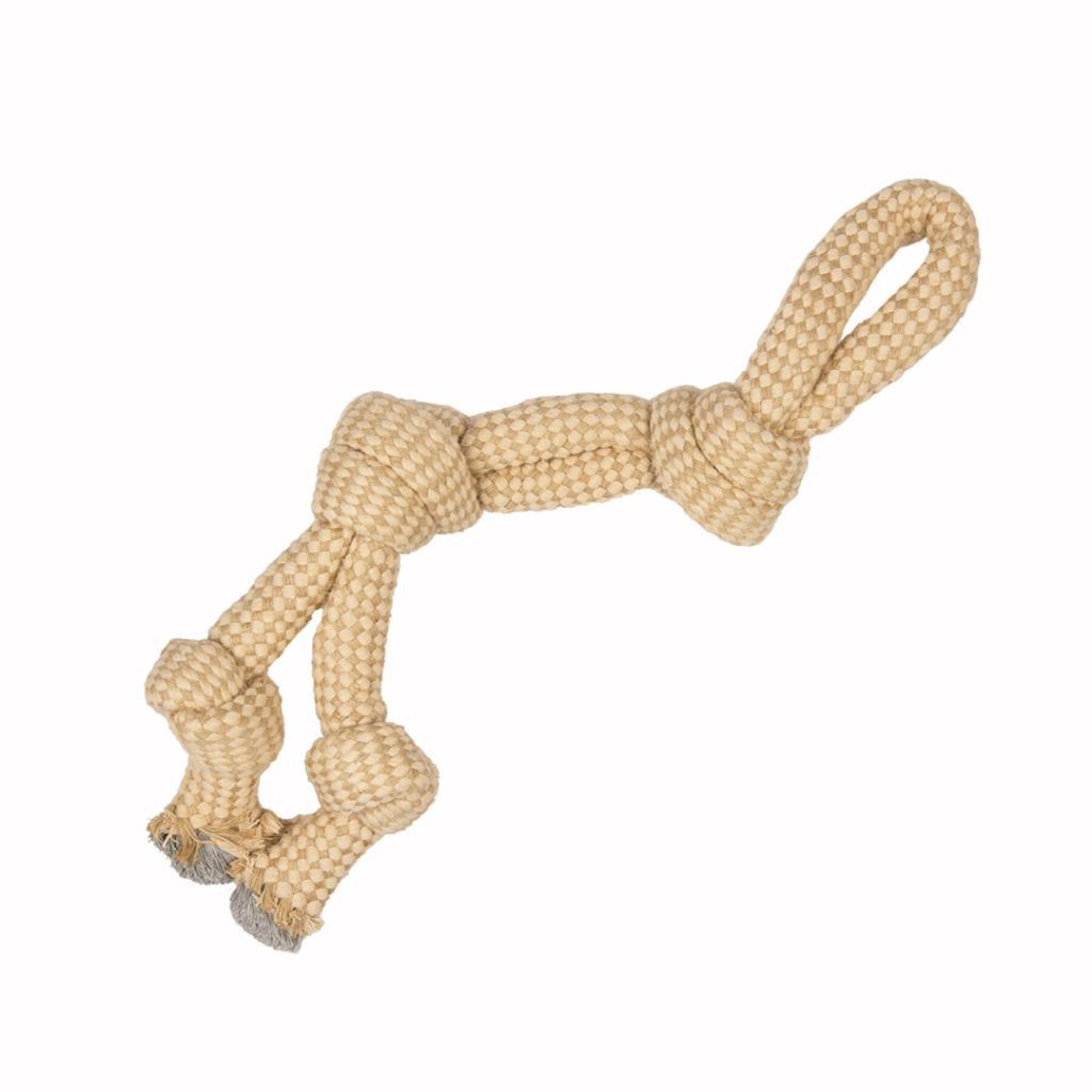 Corde pour chien en cotton et sisal avec noeud Duvoplus