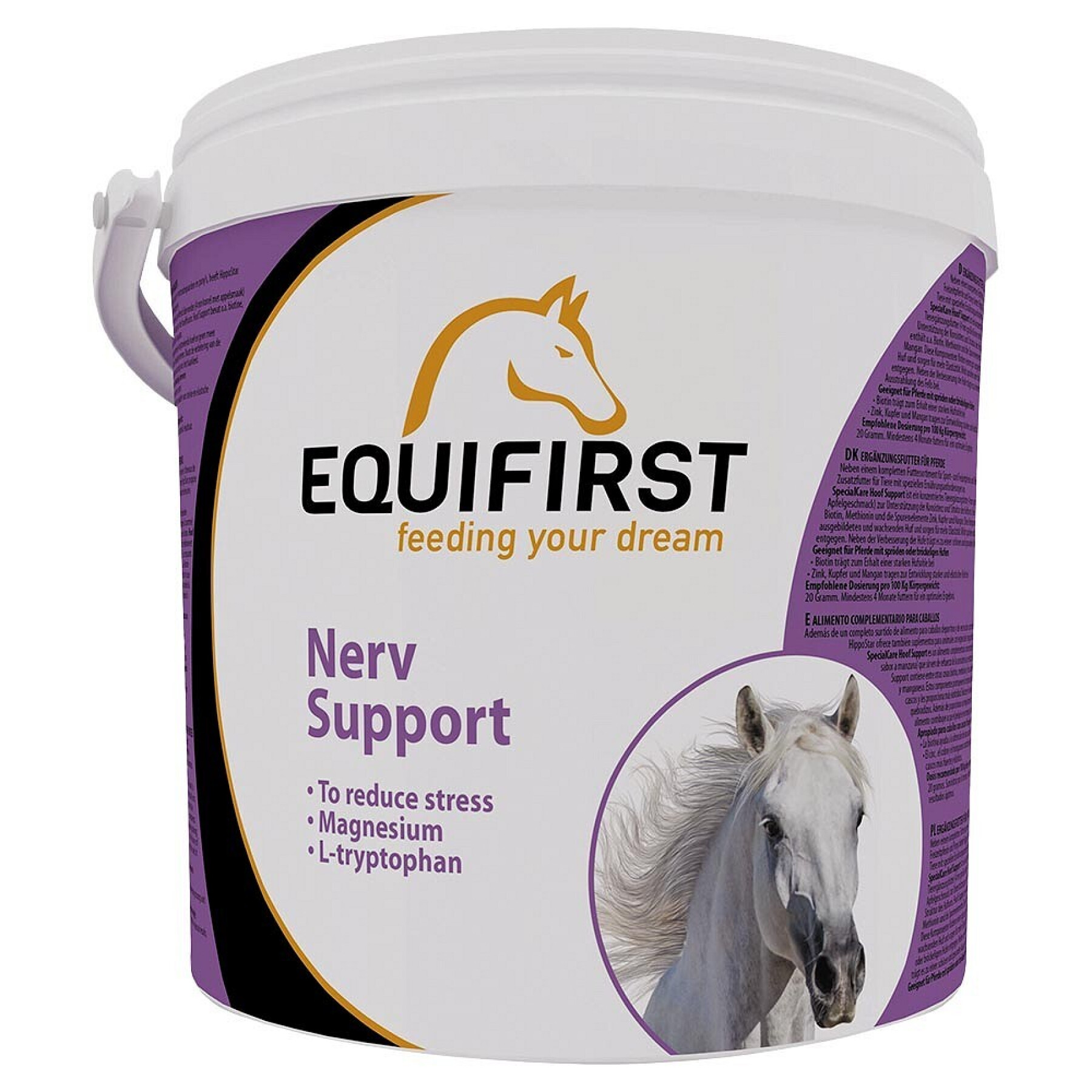 Complément alimentaire gestion du stress cheval Equifirst Support