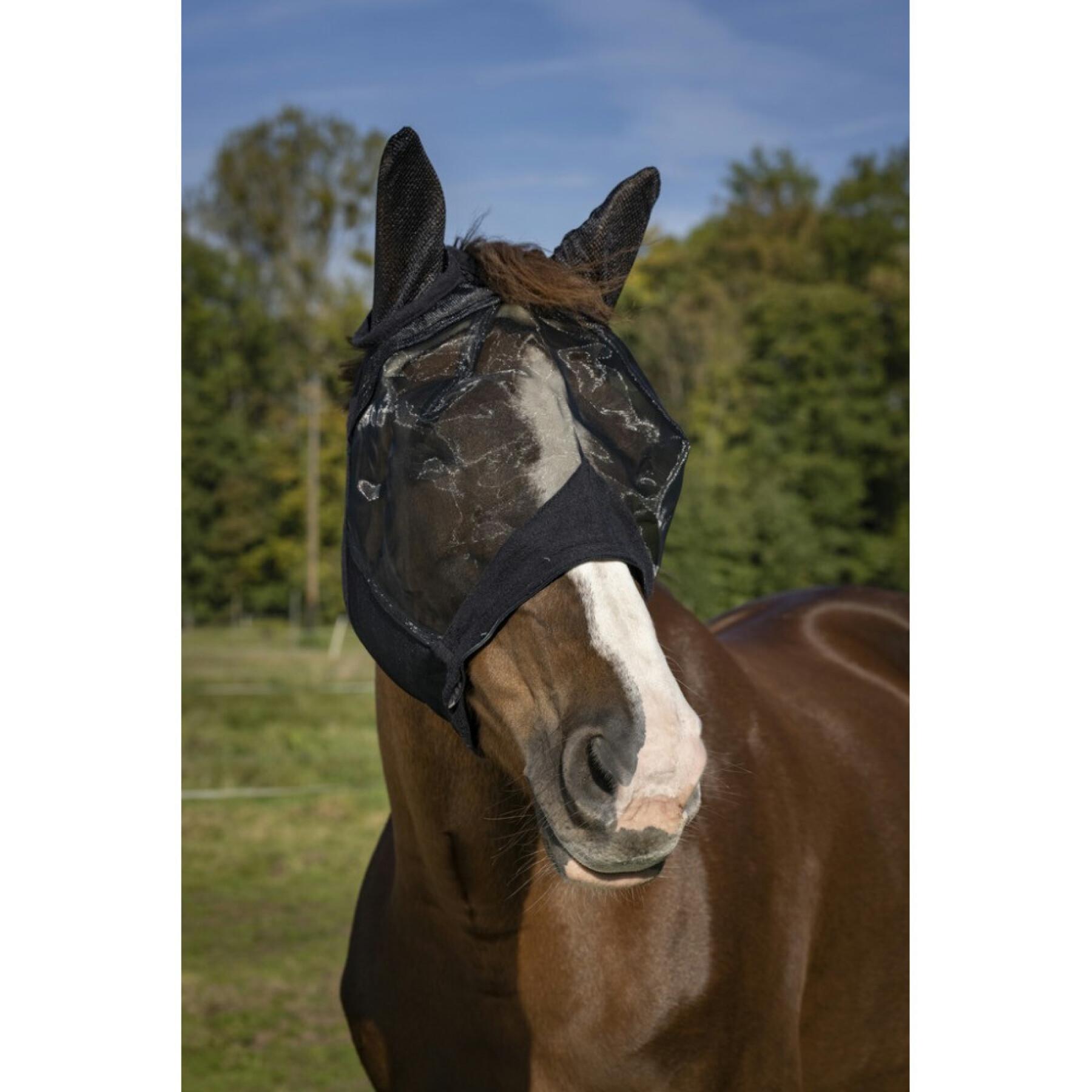 Masque anti-mouches pour cheval Equithème EarMesh