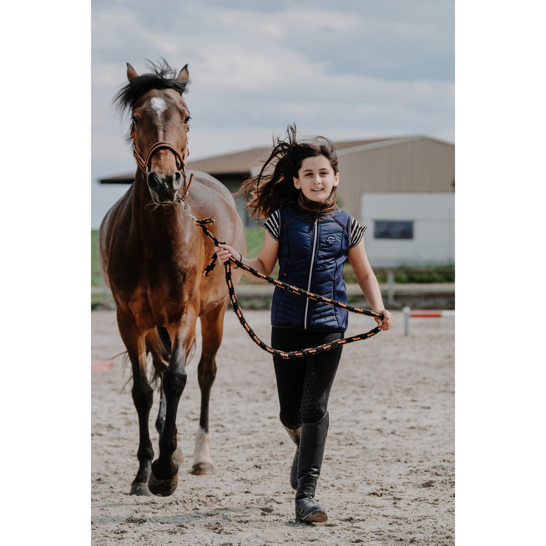 Gilet équitation hybride fille Equithème Luna