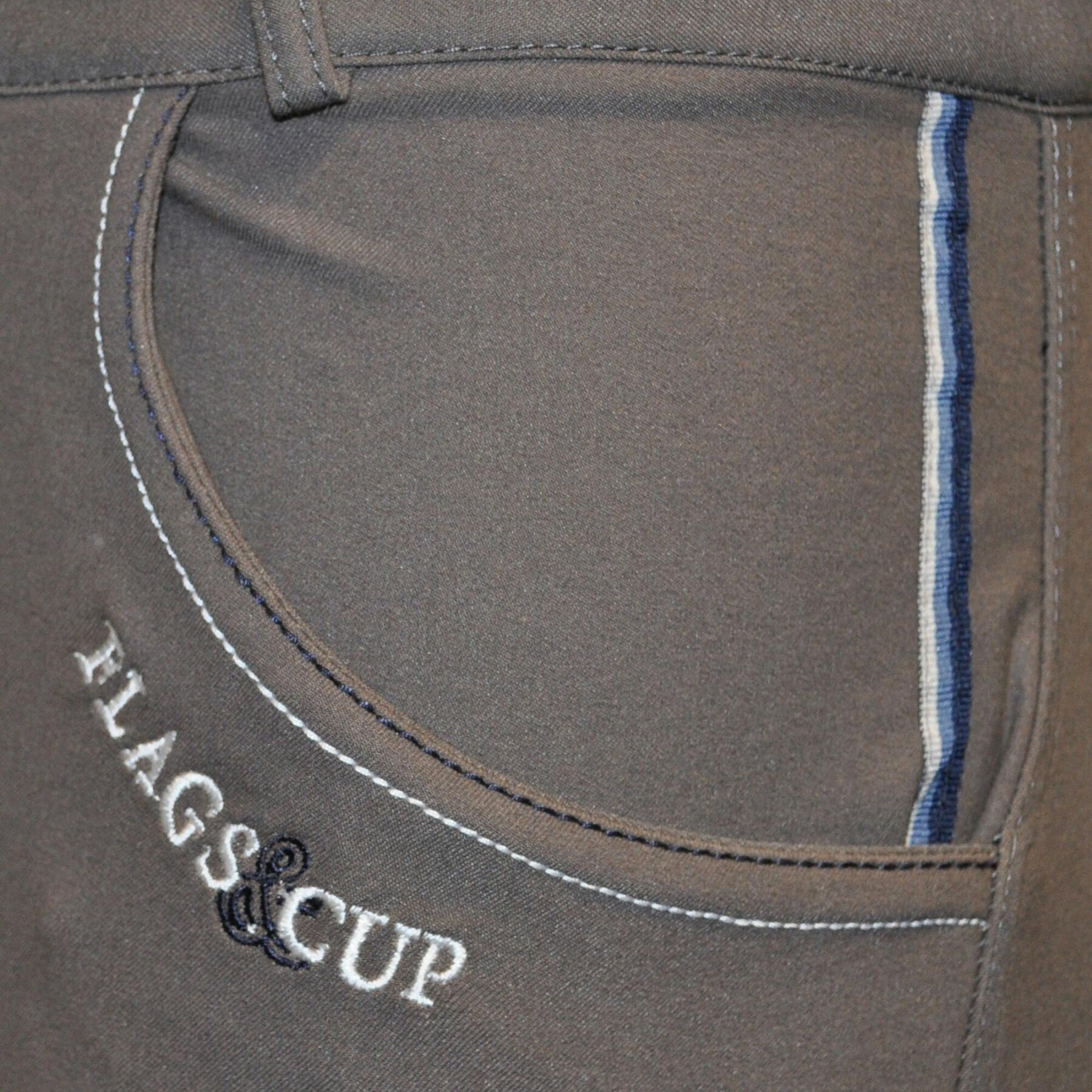 Pantalon équitation Flags&Cup Preto