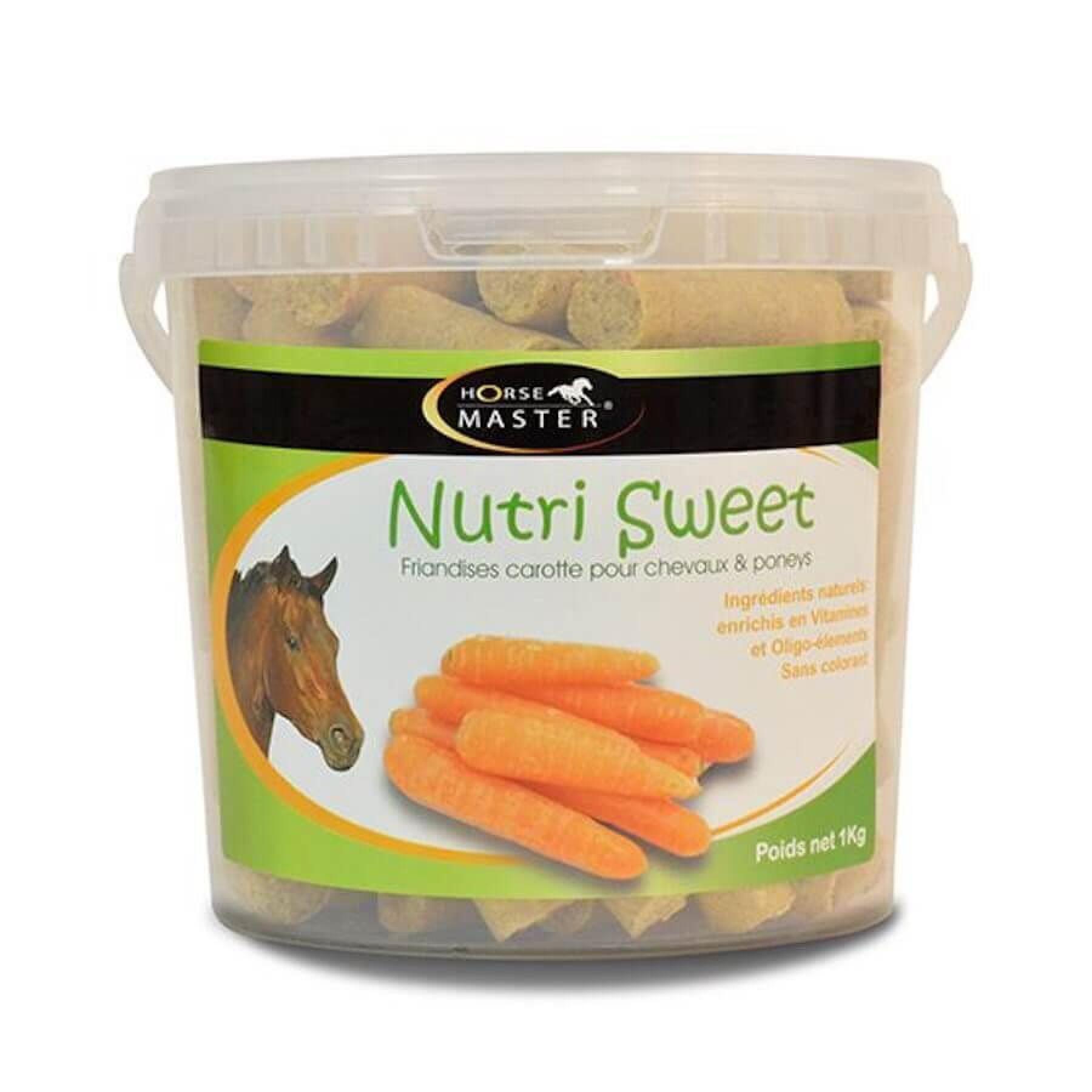 Friandise pour cheval Horse Master Nutri Sweet - Carotte 2,5 kg
