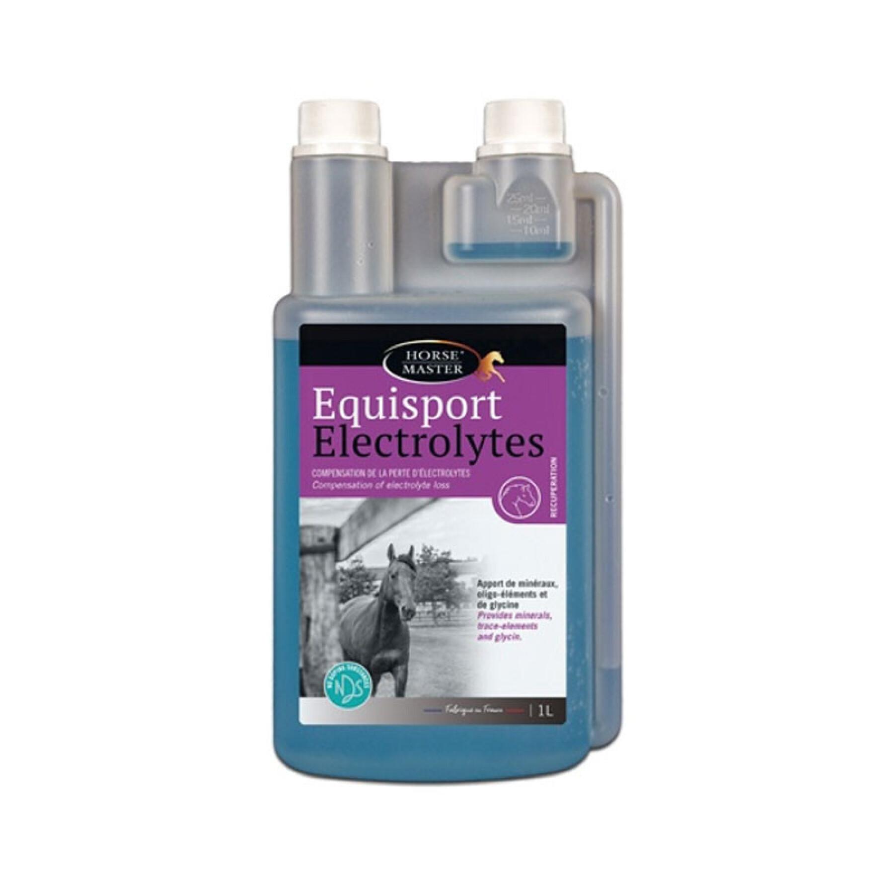 Electrolytes pour cheval de course - liquide Horse Master Equisport