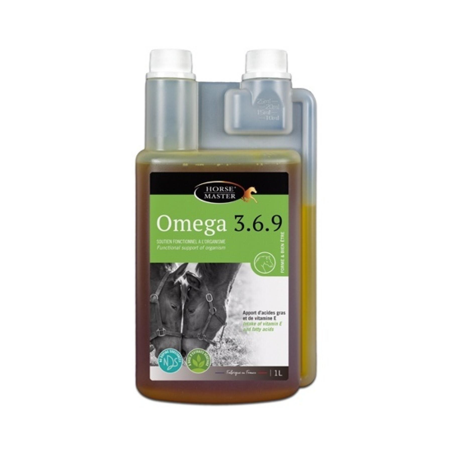 Vitamines et minéraux pour cheval Horse Master Omega 3,6 et 9