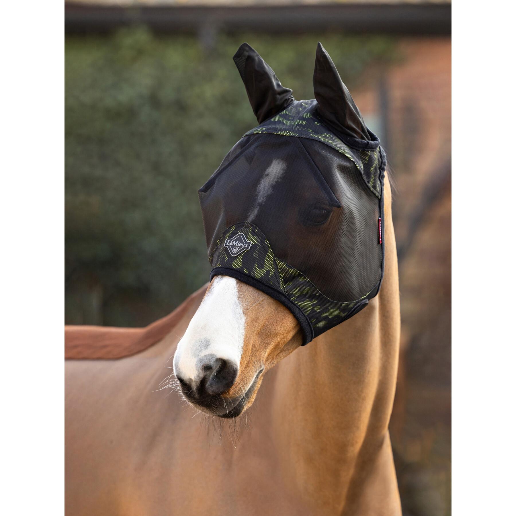 Masque anti-mouches pour cheval LeMieux Visor-Tek Full Fly