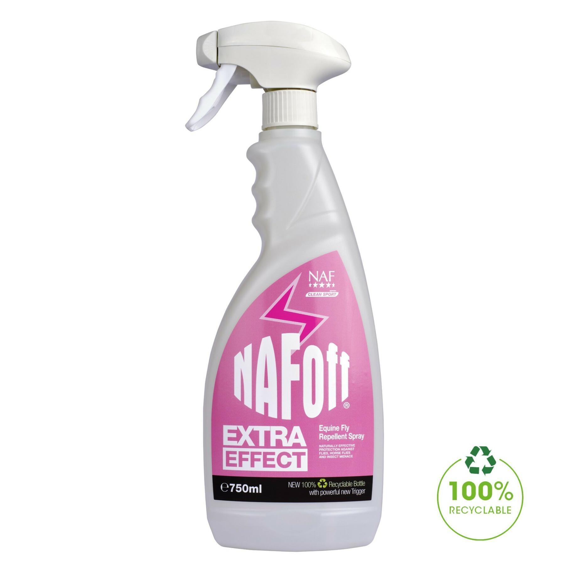 Spray anti-insectes pour cheval NAF Extra Effect