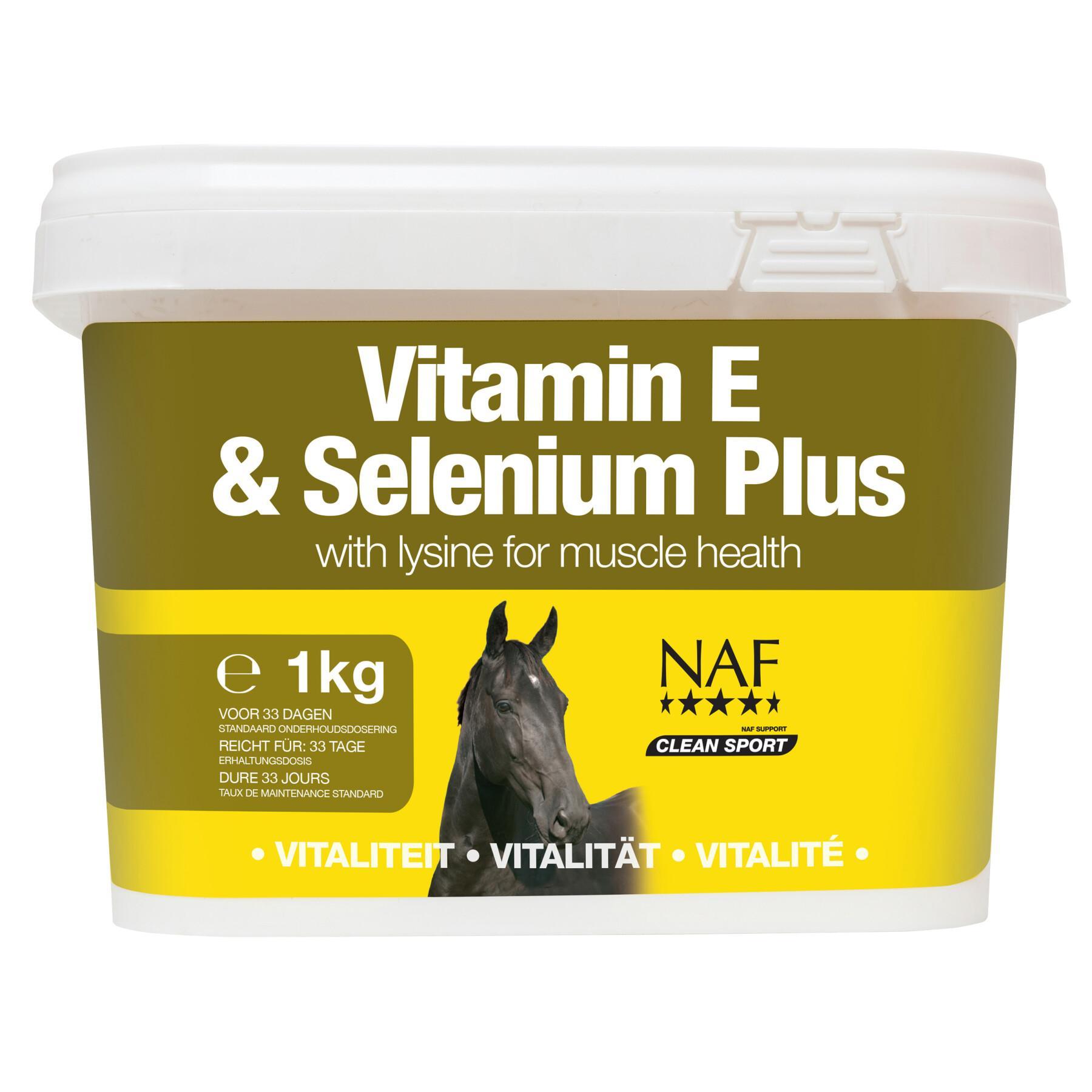 Vitamines et minéraux pour cheval NAF Vitamine E & Selenium Plus