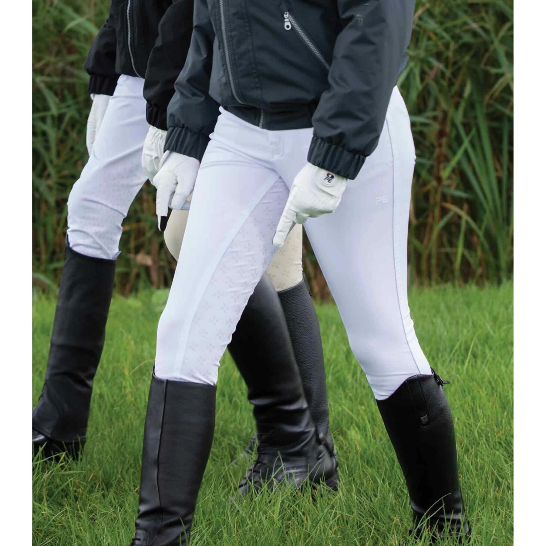 Pantalon de concours avec grip fille Premier Equine Ellia