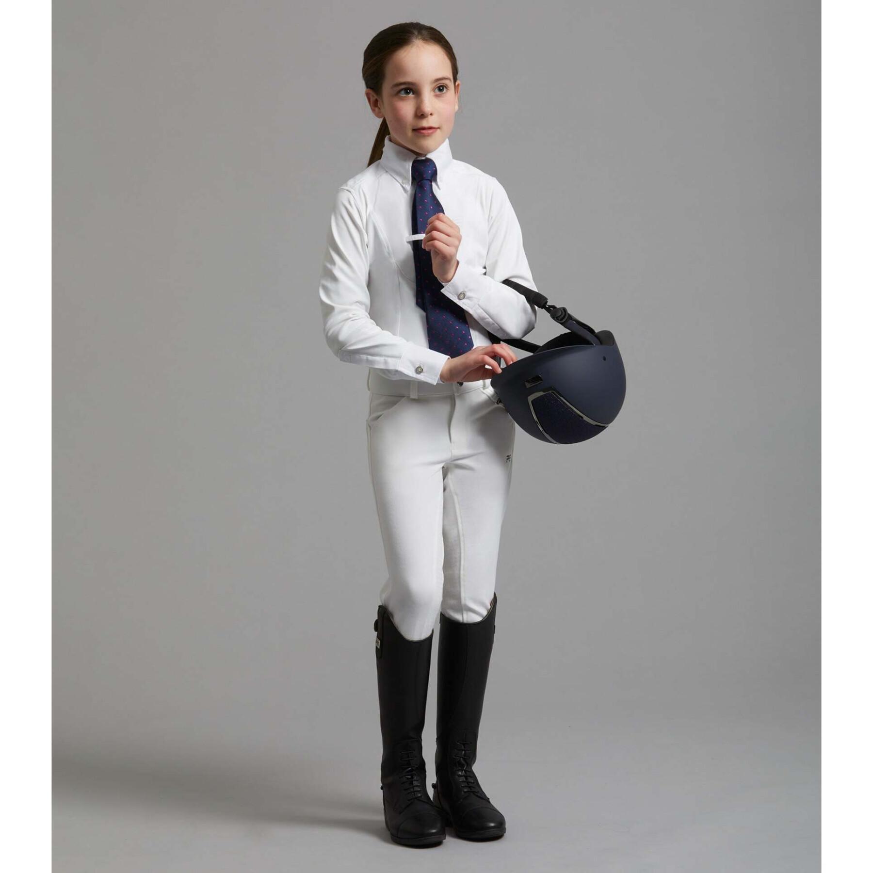 Chemise d'équitation de concours fille Premier Equine Tessa
