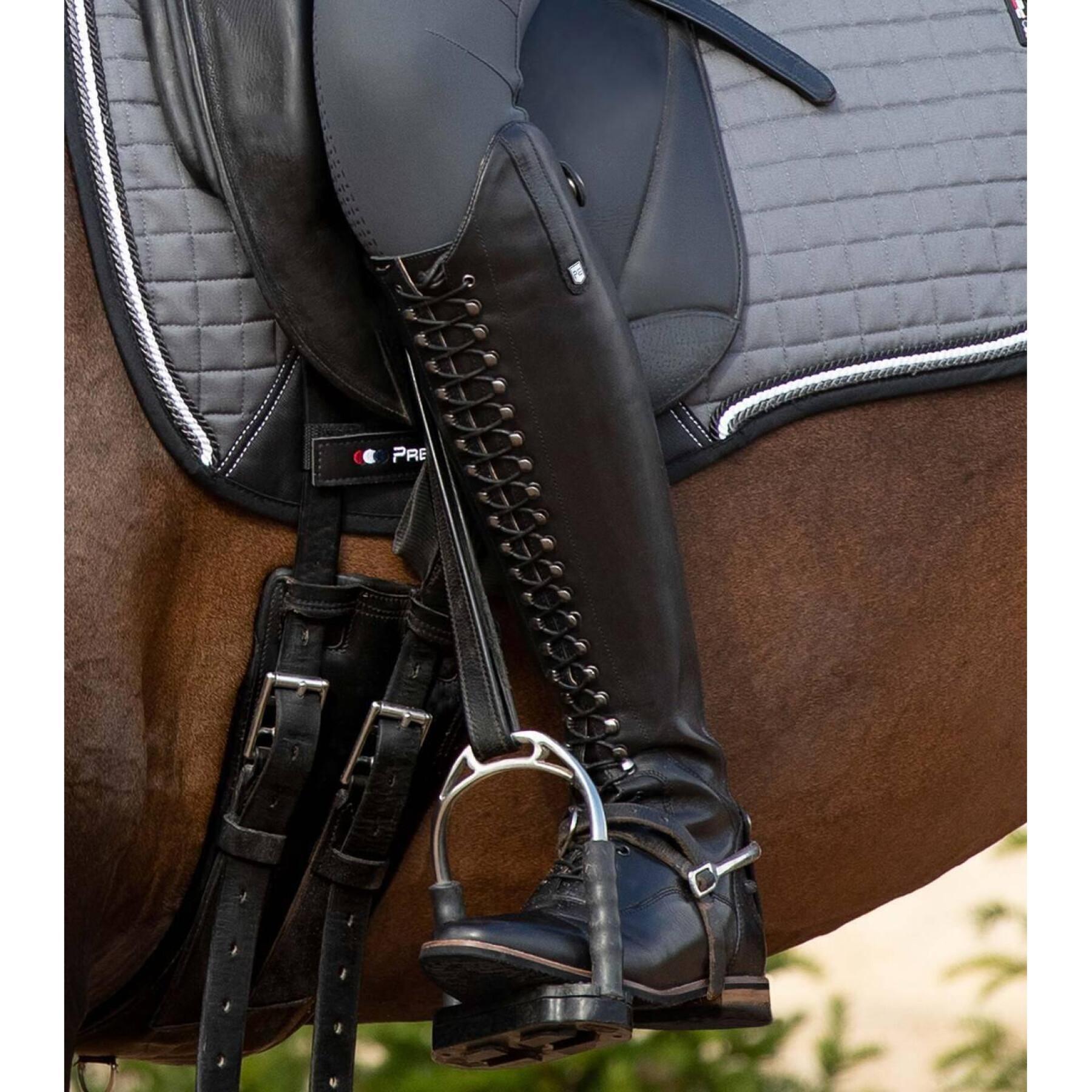 Bottes d'équitation en cuir à lacets femme Premier Equine Maurizia Regular