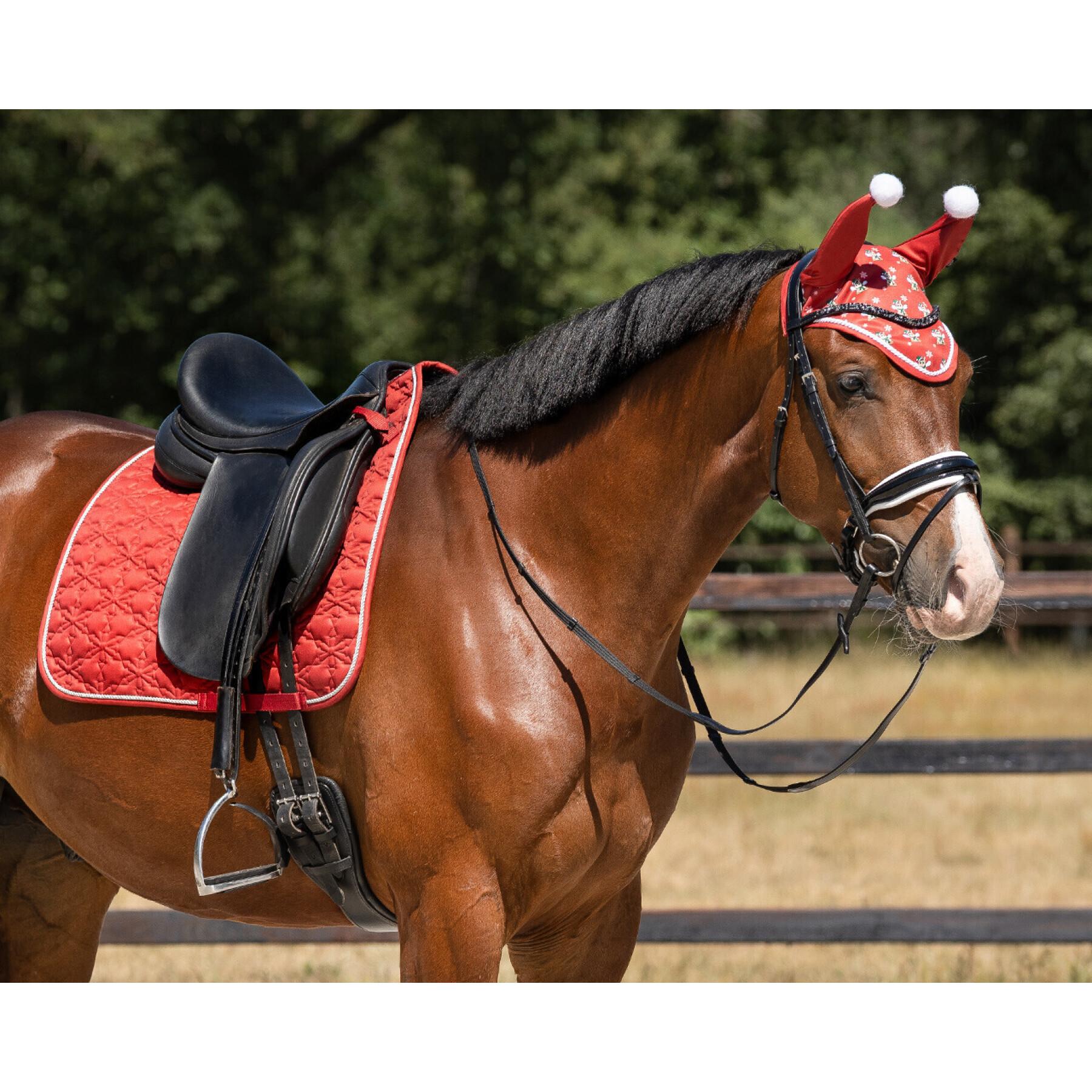 Bonnet pour cheval QHP Merry Christmas