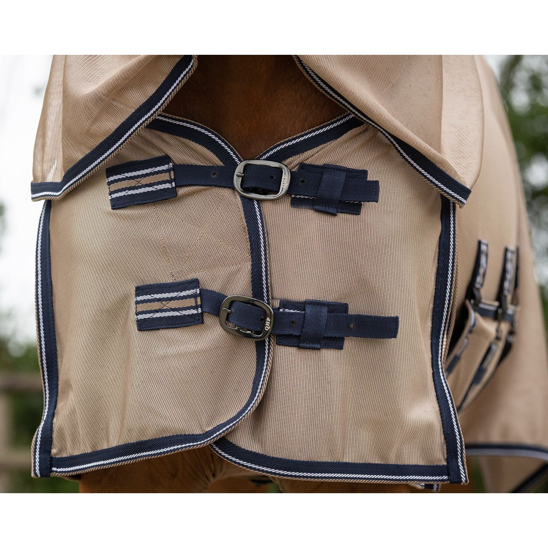 Chemise anti-mouches pour cheval avec couvre-cou QHP Collection Combo