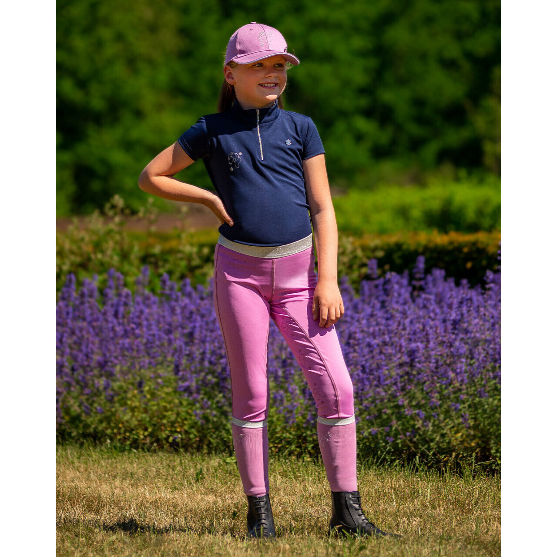Chaussettes équitation enfant QHP Gwenn (x2)