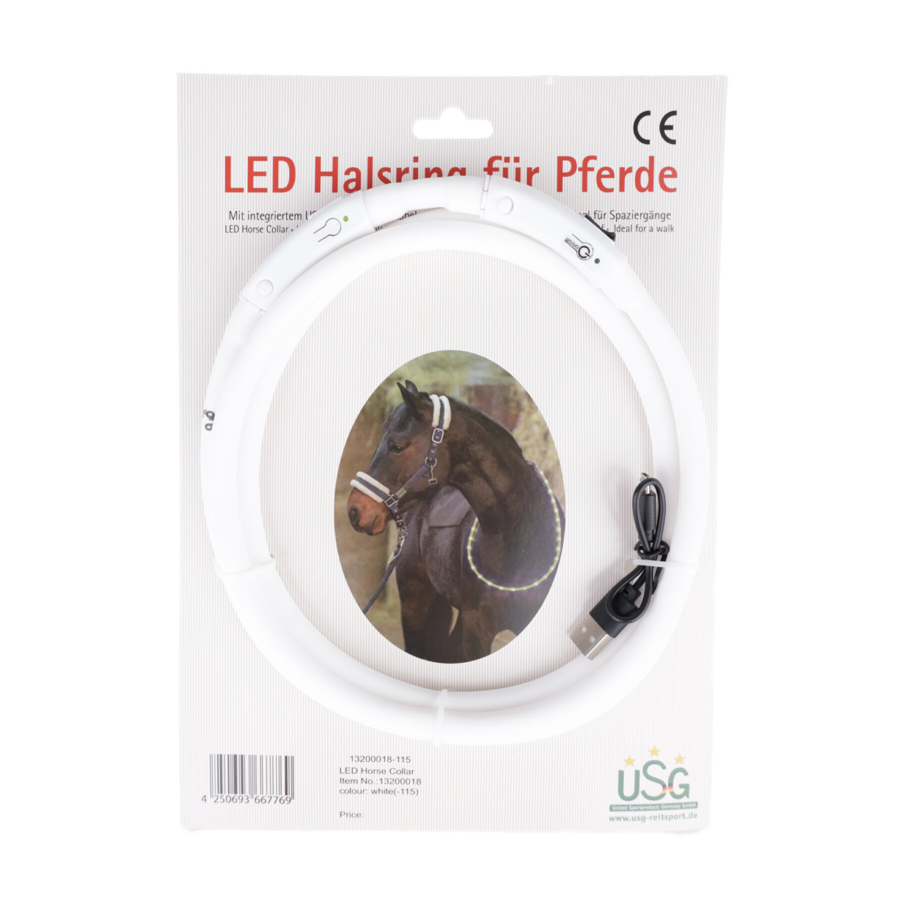 Collier pour cheval LED USG