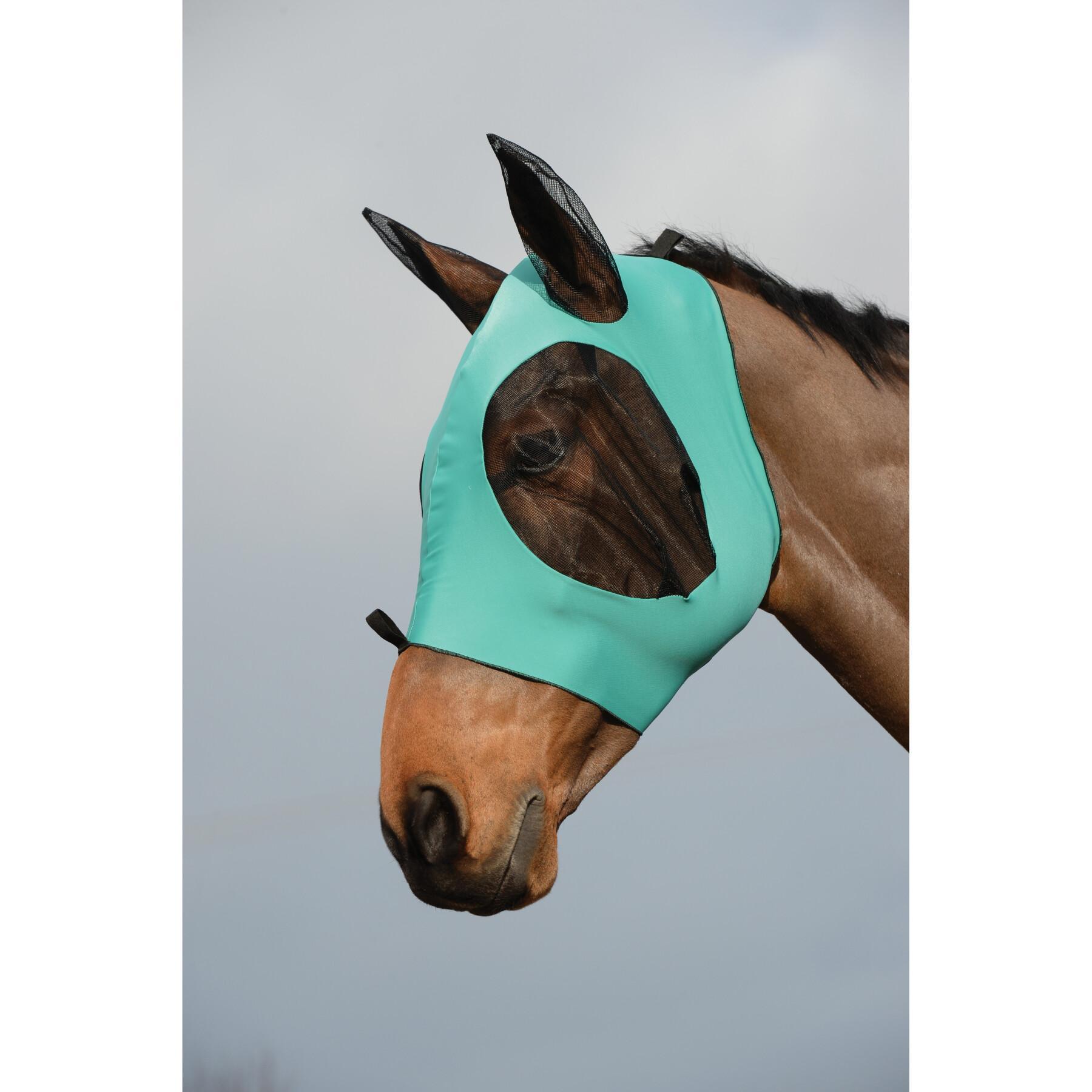 Masque anti-mouches extensible des yeux et oreilles pour cheval Weatherbeeta Bug