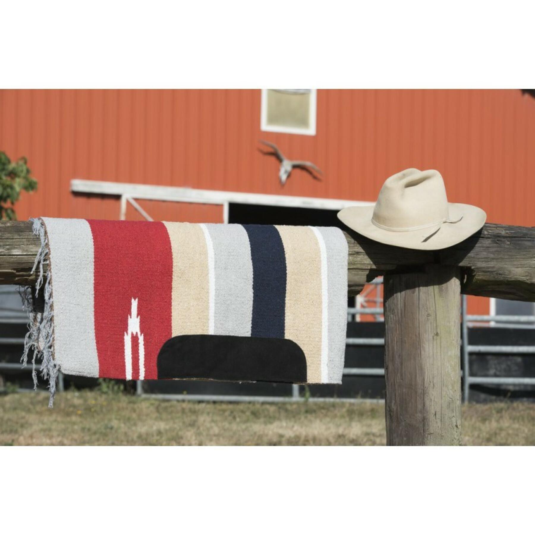 Tapis de western pour cheval en cuir Westride Navajo [Taille 76 x 152 cm]