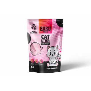 Litière pour chat en gel de silice BUBU Pets Microdiamants