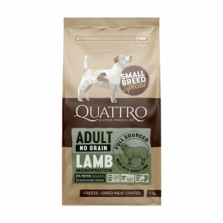 Croquettes pour chien petite race agneau BUBU Pets Quatro Super Premium