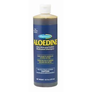 Shampoing désinfectant pour cheval Farnam Aloedine 473 ml