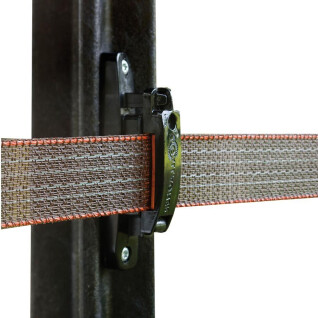 Isolateurs pour clôture électrique ruban TurboStar Gallagher (x100)