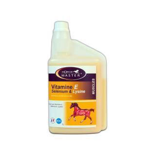 Vitamines E - selenium - lysine - liquide pour cheval Horse Master