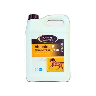 Vitamines E - selenium - lysine - liquide pour cheval Horse Master