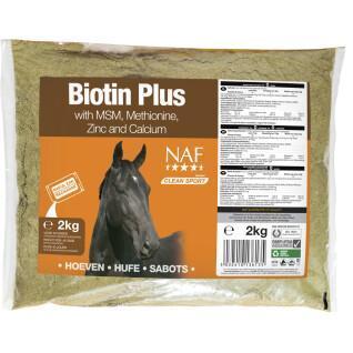 Recharge complément alimentaire sabots pour cheval NAF Biotine Plus