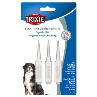 Lot de 6 lots de 3 Pipettes anti-puces et tiques pour chien Trixie Spot-On