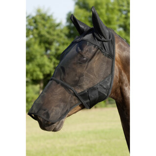 Masque anti-mouches avec protège-oreilles et nez pour cheval USG