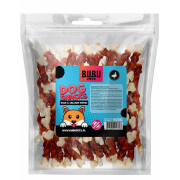 Friandise pour chien cubes de calcium enveloppés de canard BUBU Pets