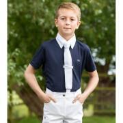 Chemise de concours équitation manches courtes enfant Premier Equine Mini Antonio